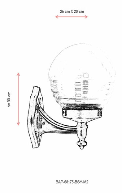 Venkovní nástěnné svítidlo Mirrin (černá)