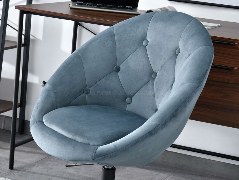 Křeslo Lush 4 (modrá + černá)