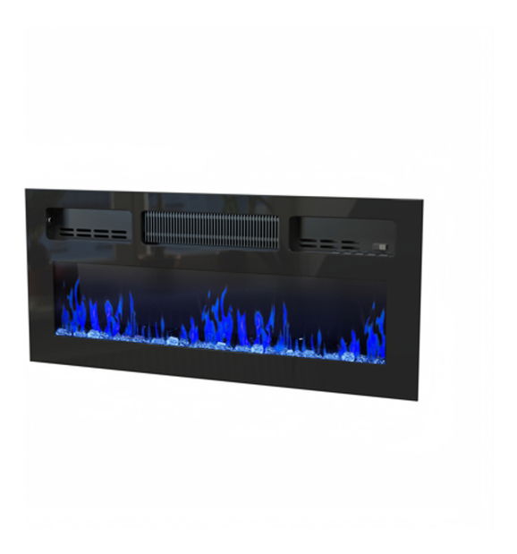 Elektrický krb do TV stolku Phelan P16 a P17 (černá lesklá)