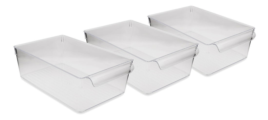 Organizér do chladničky (3 ks.) Fresco 727 (průhledná)