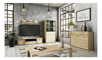 Obývací pokoj Milley 1 (hikora) (s osvětlením)