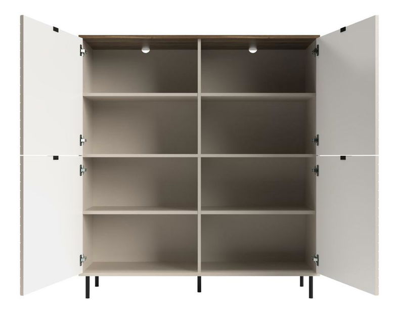 Skříňka Explicaba 3 (kašmír + dub castello)