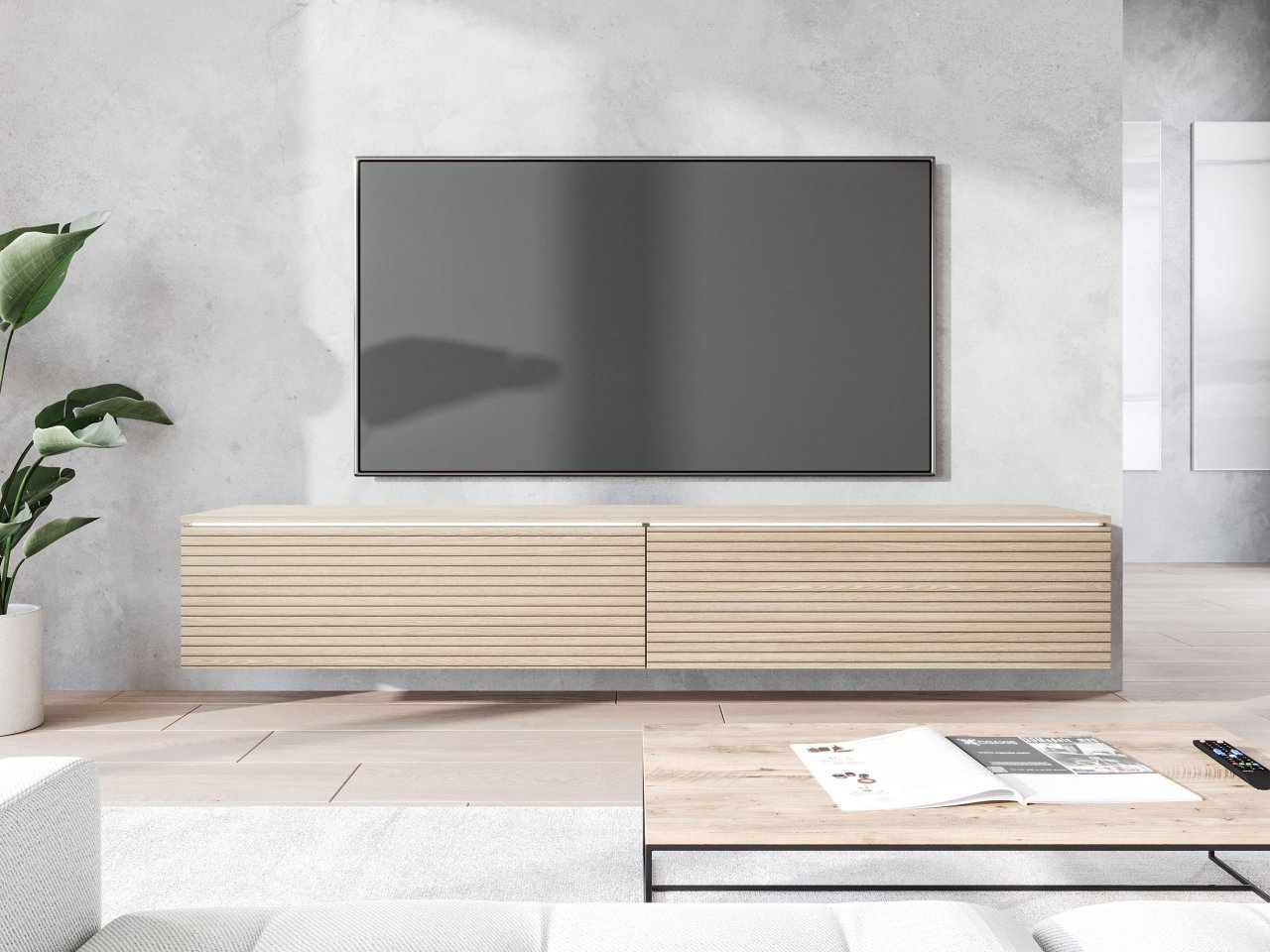 TV skříňka/stolek Dilune 180 (dub gaja)