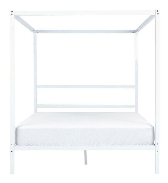 Manželská postel 160 cm Lesta (bílá)