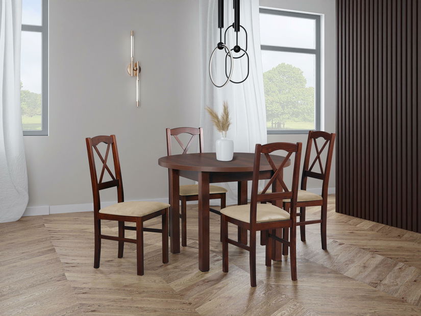Jídelní stůl Patrick 4 (ořech) (pro 6 až 8 osob)