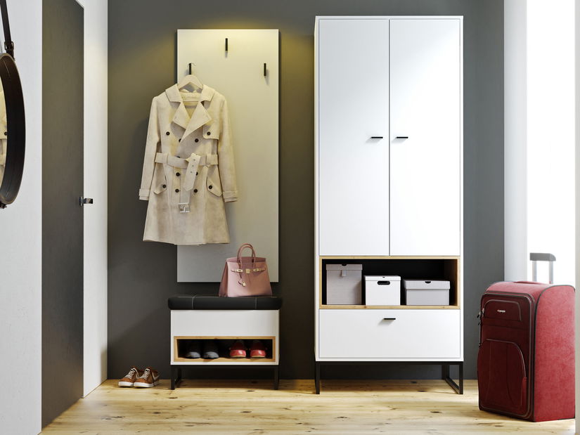 Předsíň Oliver 1 (bílá + dub artisan)