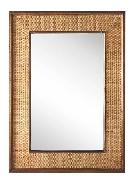 Nástěnné zrcadlo Iguza (světlé dřevo)