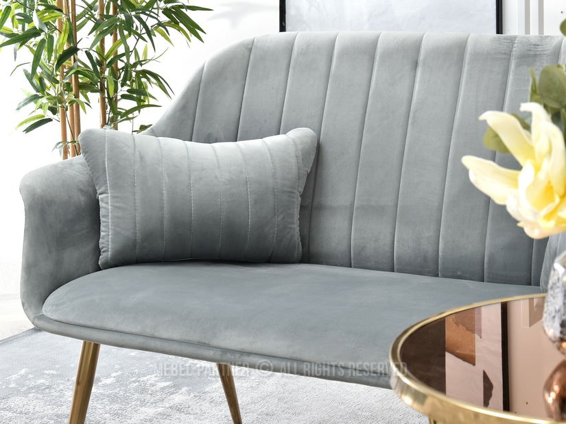 Pohovka Osmol S (šedá + černá)