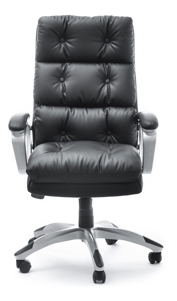 Křeslo Benton (černá + šedá)