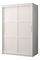 Šatní skříň Riven 1 120 (bílá matná)