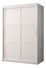 Šatní skříň Riven 1 120 (bílá matná)