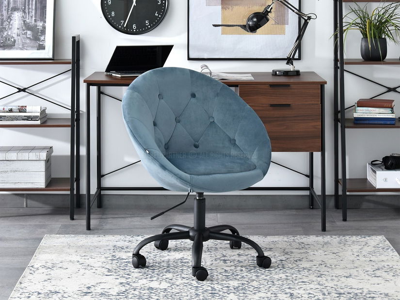 Křeslo Lush 4 (modrá + černá)