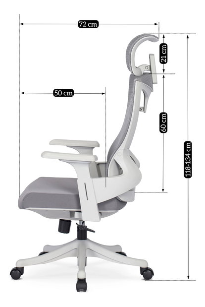 Kancelářské křeslo Conocerlo 2 (šedá)