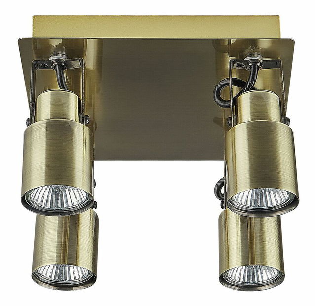 Stropní svítidlo Briyah (mosazná)