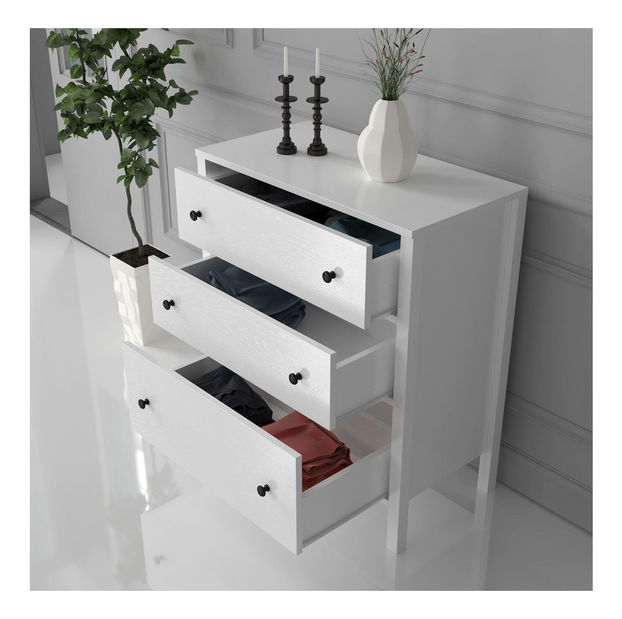 Komoda Franc 23 (bílé dřevo)