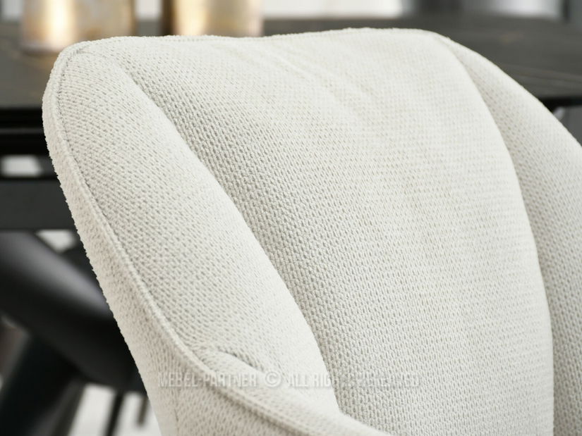 Židle Bonita (krémová + černá)