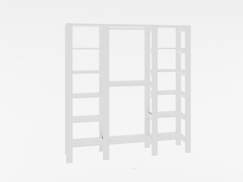 Regál Clementine 4 (bílá)