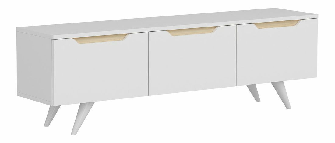 TV stolek/stojan Praga (bílý)