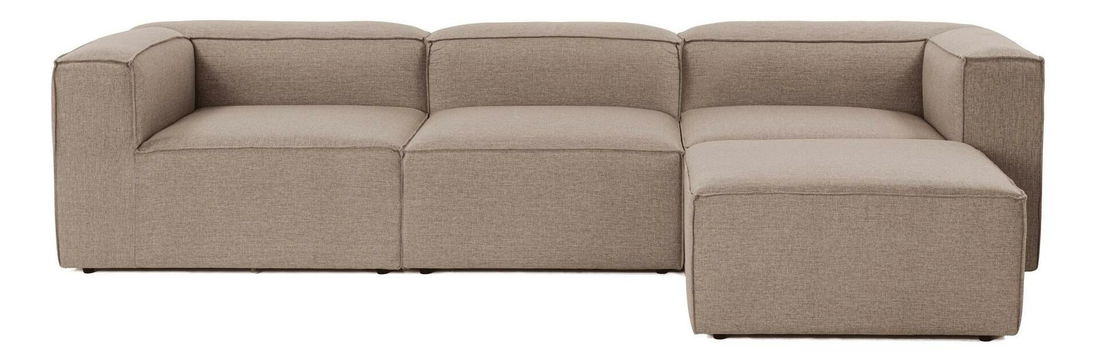 Rohová sedačka Forewona (hnědá)