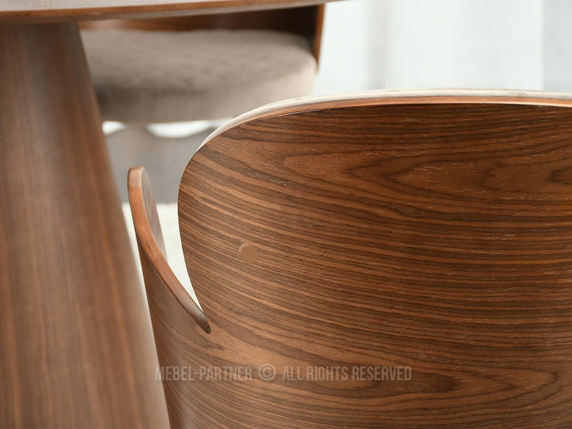 Židle Aimee K (béžová + ořech)