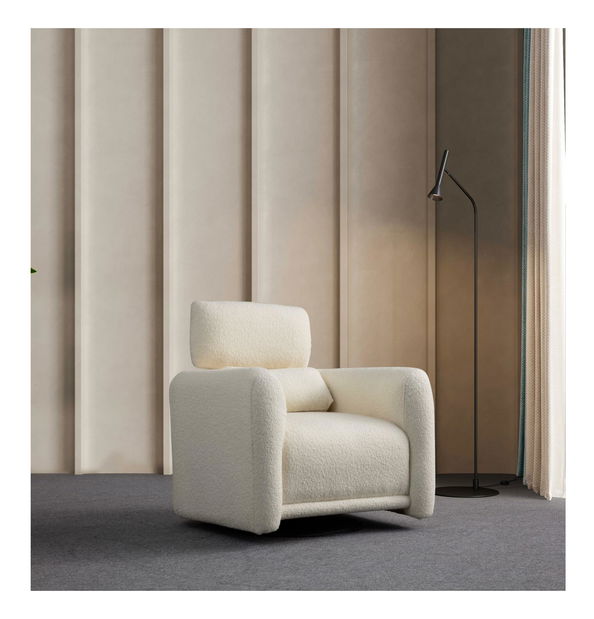 Křeslo Bastila (bílá)