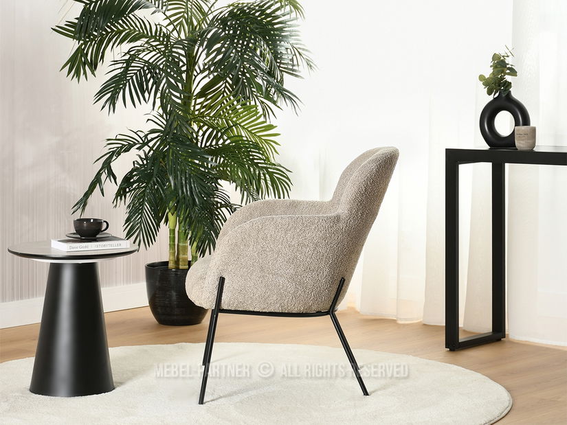 Křeslo Baggie F (béžová + černá)