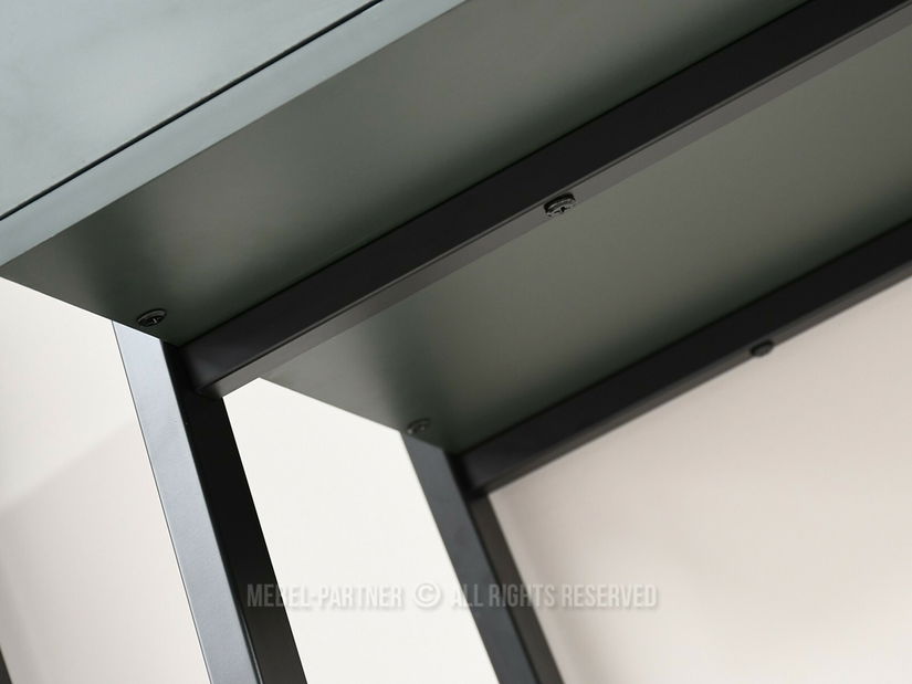 PC stolek Ludra (zelená + černá)