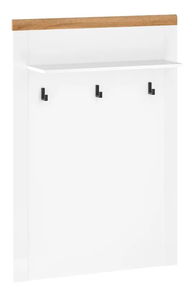 Věšáková stěna Valgo 90 (bílá + dub wotan)