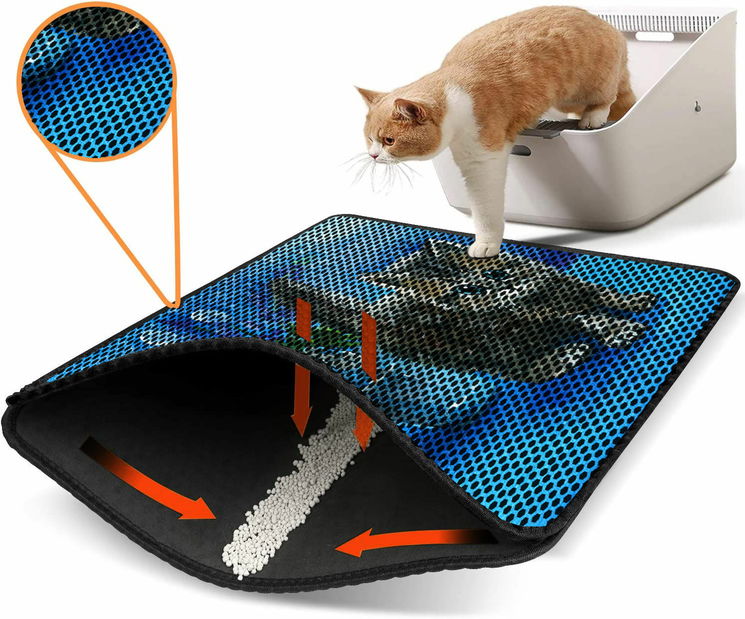 Podložka pod kočičí záchod Narasa 9 (vícebarevné)