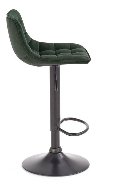 Barová židle Hertha (tmavozelená)