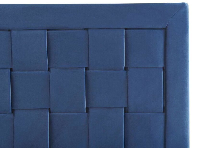 Manželská postel 160 cm Linux (modrá)