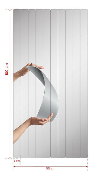 Zrcadlo Sivuko 11 (stříbrná)