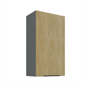 Horní kuchyňská skříňka Carminia 50 G-90 1F (dub cremona + antracit)