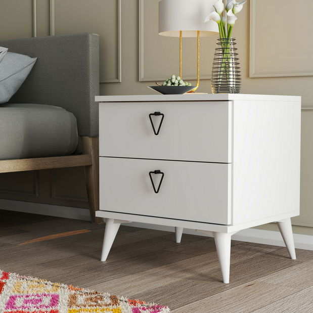 Noční stolek Versala (Bílá)
