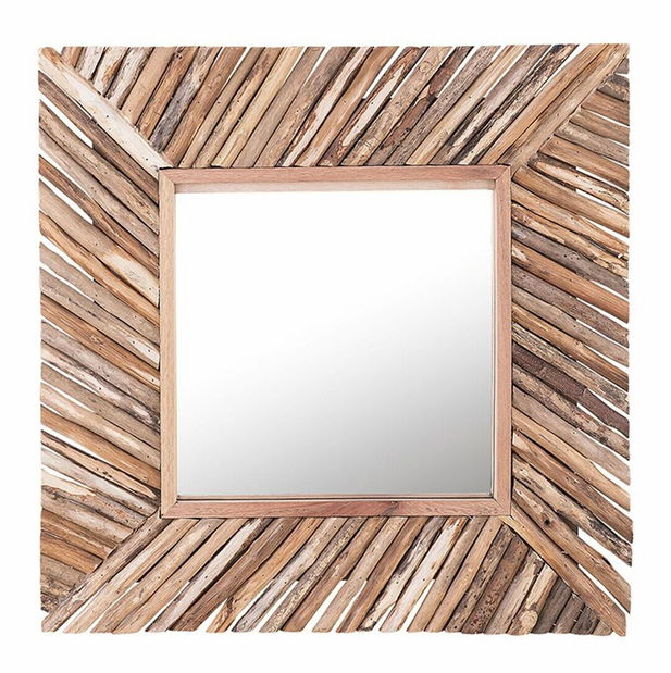 Nástěnné zrcadlo Kanza (světlé dřevo)