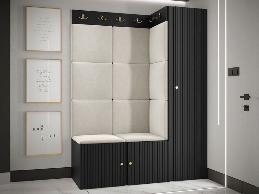 Předsíň Torro IX (černá + béžová)