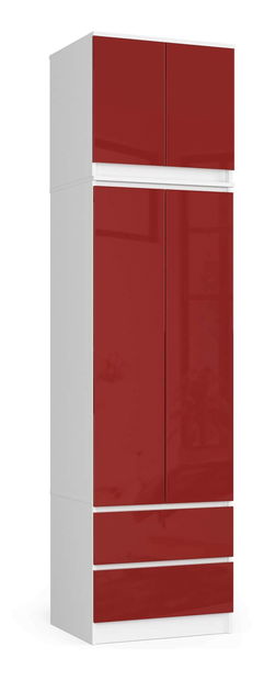 Nadstavba na skříň Sashka II (červený lesk)