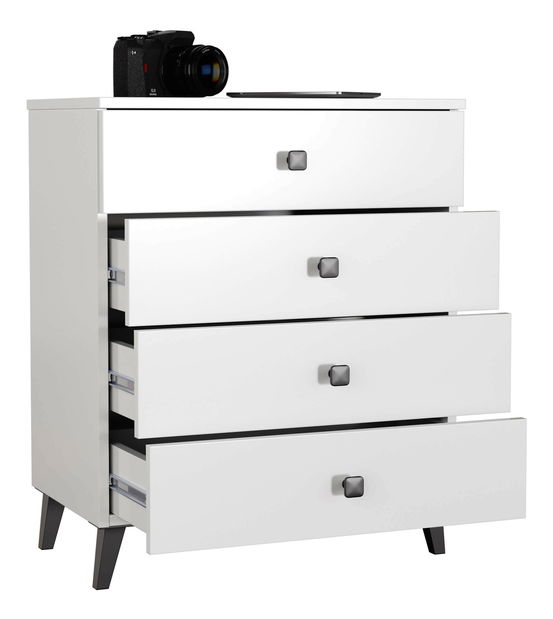 Komoda Mismisima (bílá + černá)