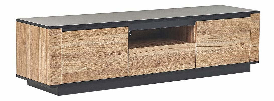 TV stolek/skříňka Brylee (světlé dřevo)