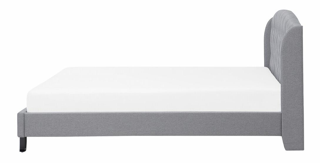 Manželská postel 180 cm BORD (s roštem) (šedá)