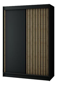 Šatní skříň 150 cm Ladonna (černá matná)