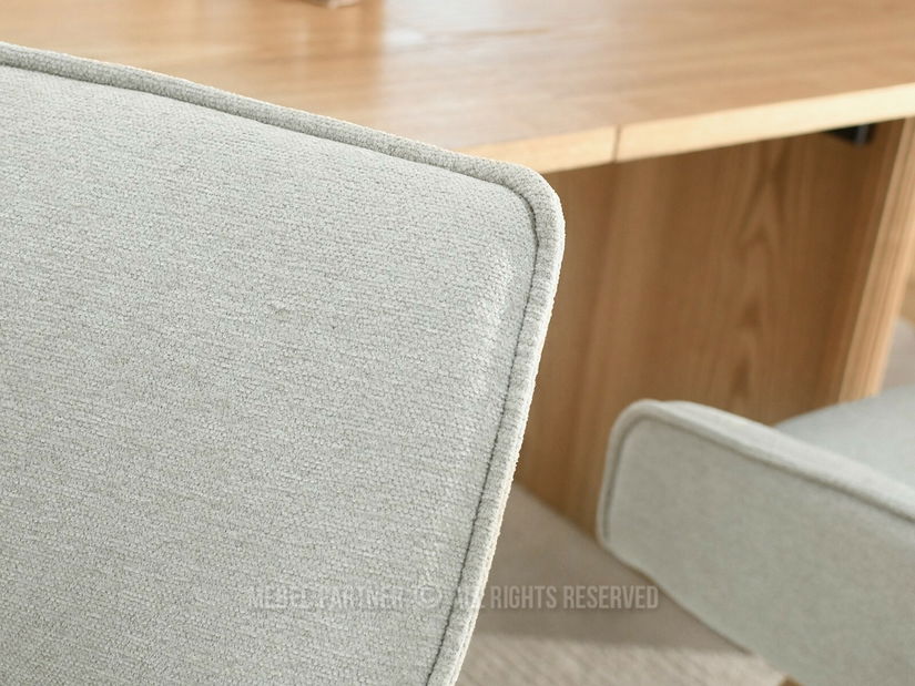 Židle Doris (šedá + dub)