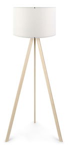 Stojanová lampa Comporollo 1 (bílá + dub)