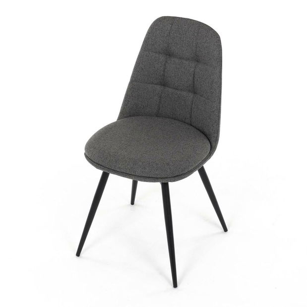 Jídelní židle Deleito (šedá)