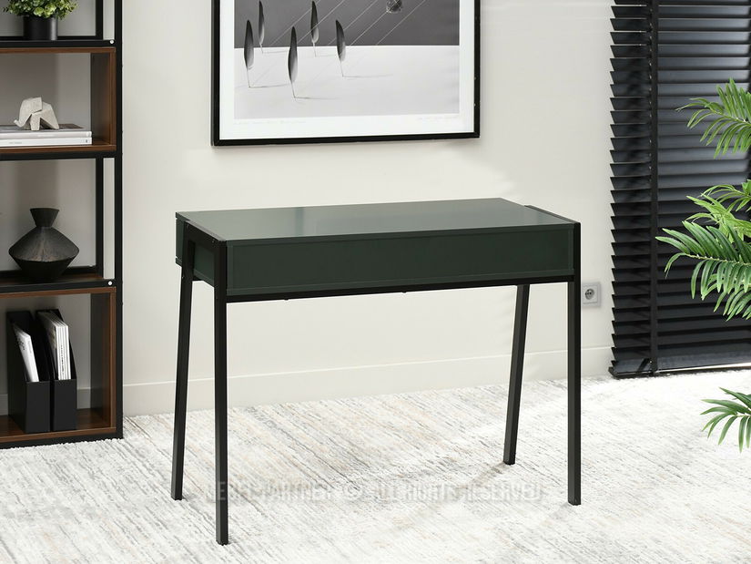 PC stolek Ludra (zelená + černá)