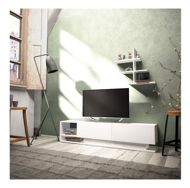 Obývací stěna Lizelana (bílá)