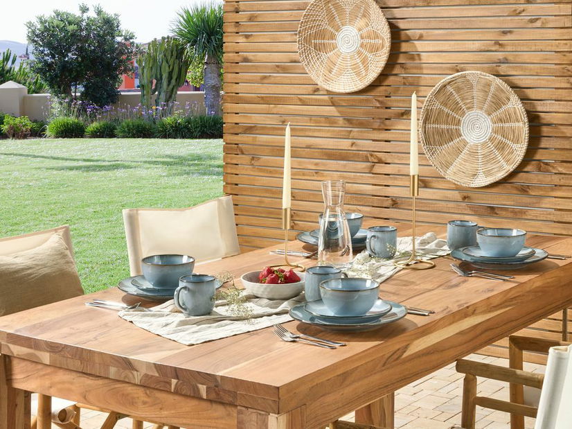 Sada nádobí 16 ks Junza (modrá)