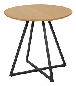 Příruční stolek Delia (dub + černá)