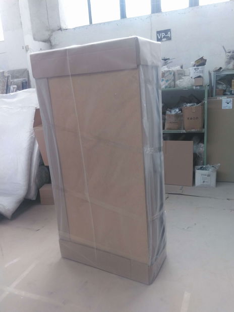 Kontinentální postel Madaris 7 (dub lancelot + béžová) *bazar