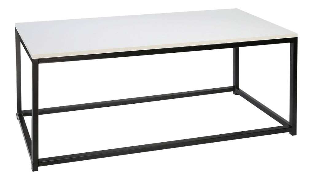 Set 2 ks. konferenčních stolků Kastty (bílá + černá)